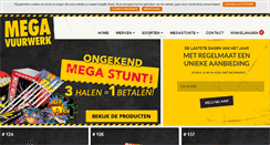 Desktop Screenshot of mega-vuurwerk.nl